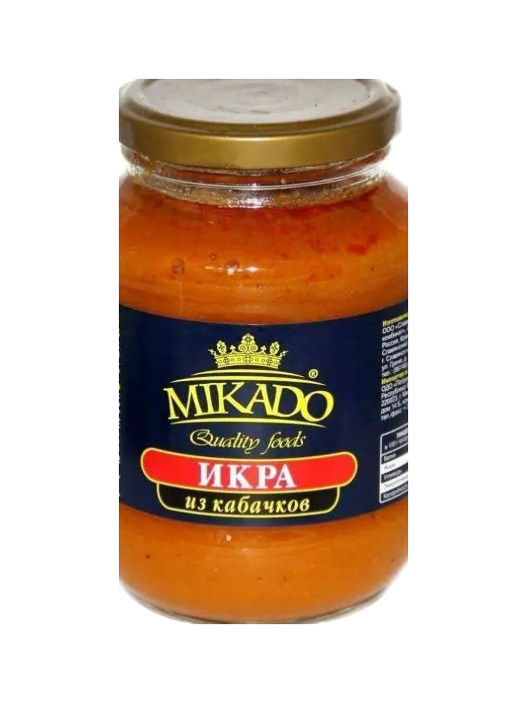 ИКРА MIKADO 480МЛ ИЗ УВАРЕННЫХ КАБАЧКОВ