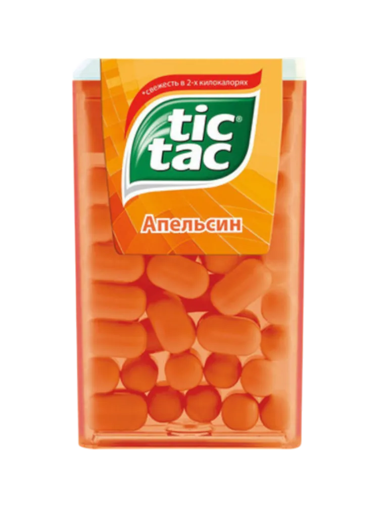 ДРАЖЕ TIC TAC 49Г АПЕЛЬСИН 