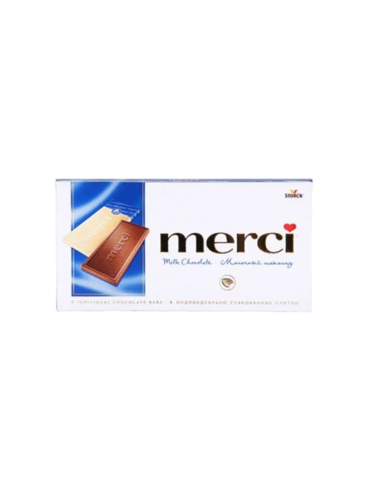 ШОК MERСI 100Г МОЛОЧНЫЙ