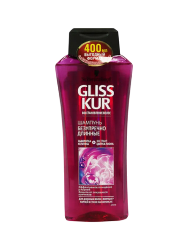 ШАМПУНЬ GLISS KUR 400МЛ БЕЗУПРЕЧНО ДЛИННЫЕ