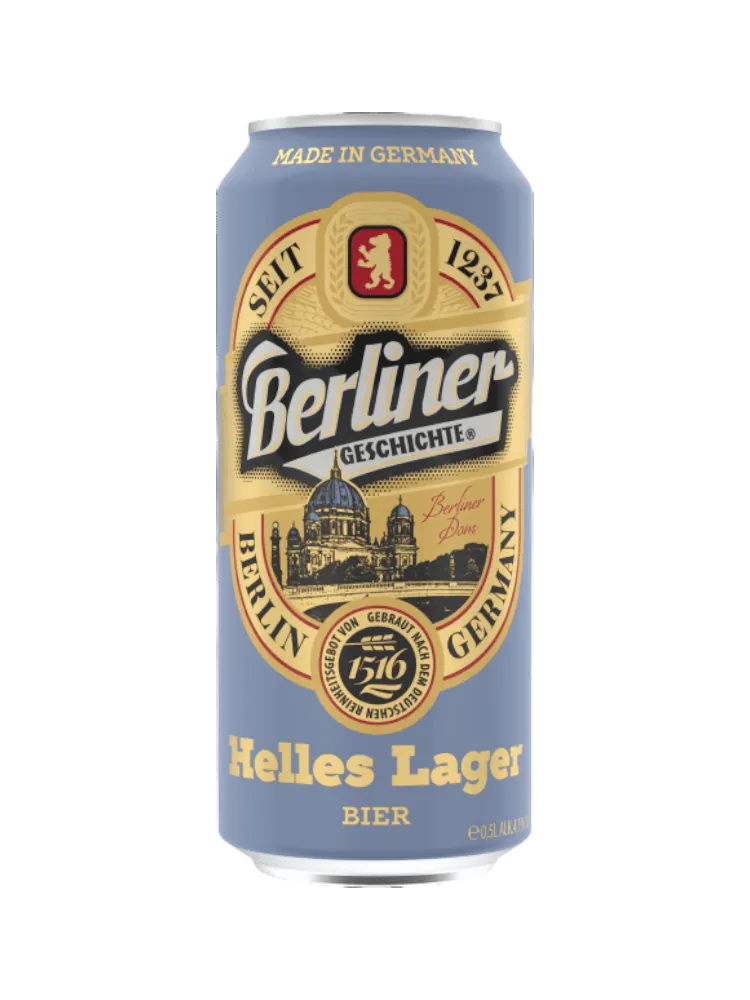 ПИВО GESCHICHTE HELLES LAGER 0,5Л  - фото 1