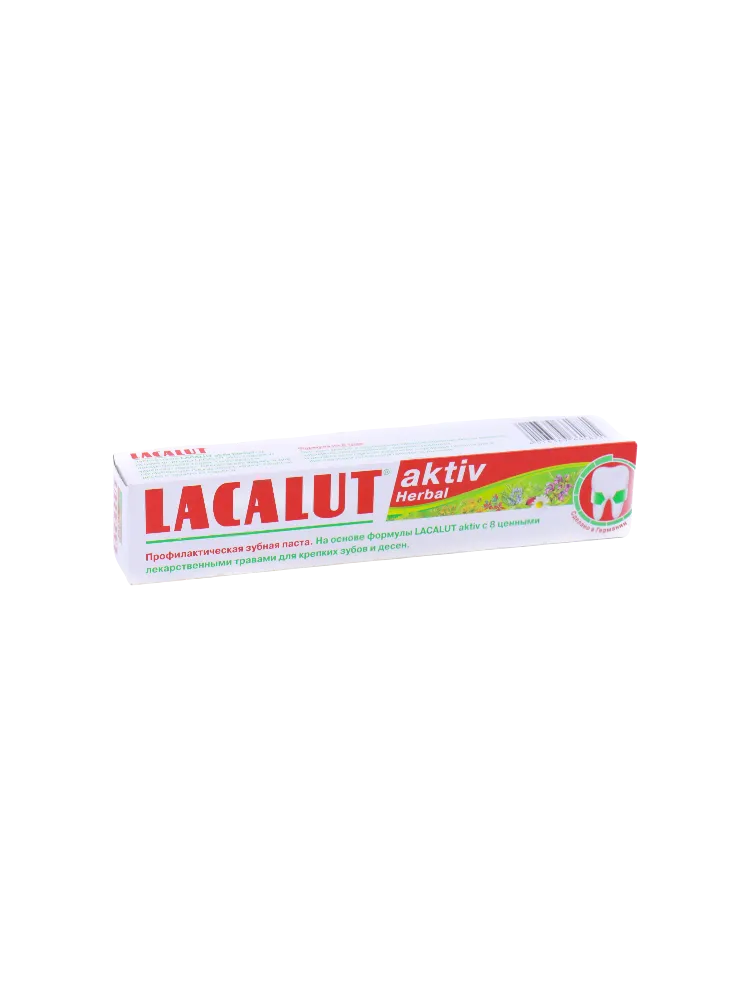 ЗУБ ПАСТА LACALUT 75МЛ AKTIV HERBAL