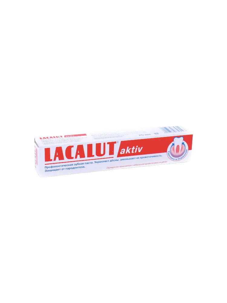 ЗУБ ПАСТА LACALUT 75МЛ AKTIV