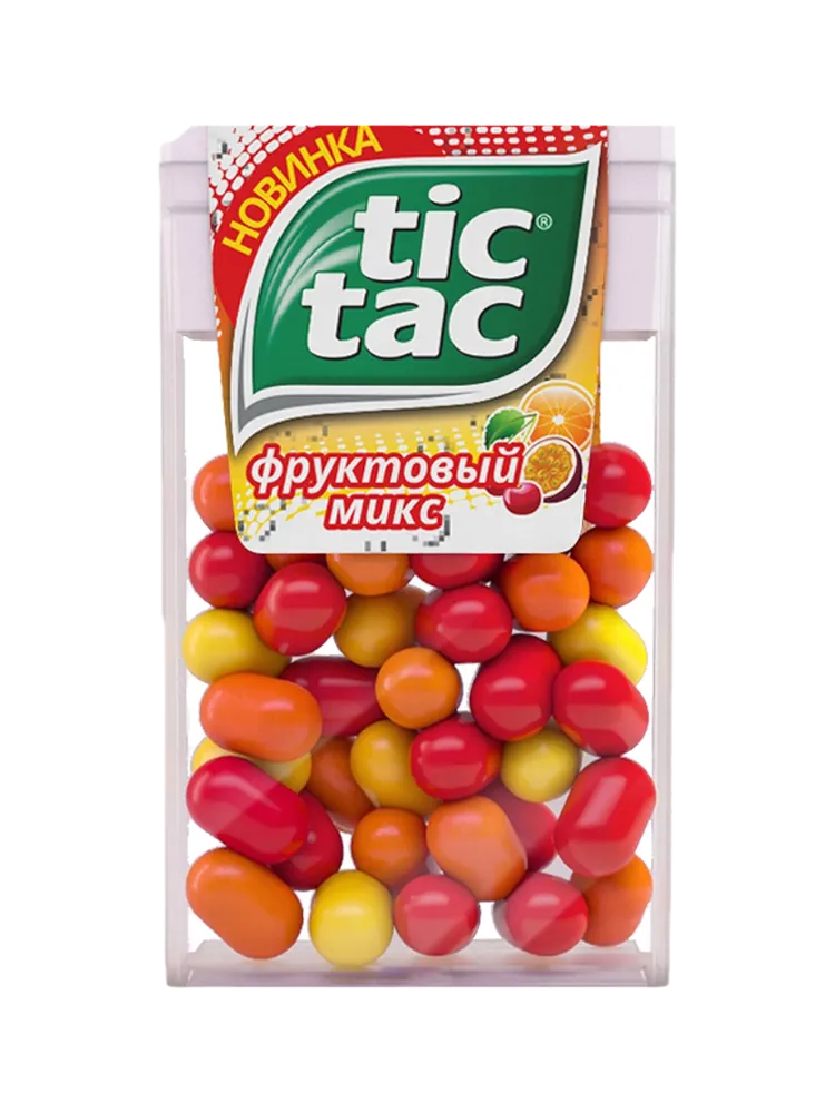 ДРАЖЕ TIC TAC 16Г ФРУКТОВЫЙ МИКС