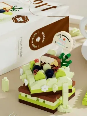Мини конструктор 3D «Кусочек шпинатного торта» - фото 2