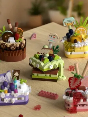 Мини конструктор 3D «Кусочек шпинатного торта» - фото 7