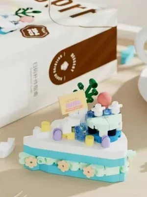 Мини конструктор 3D «Кусочек муссового торта» - фото 2
