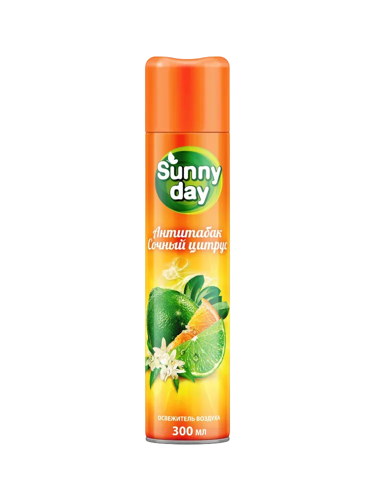 ОСВЕЖИТЕЛЬ SUNNY DAY 300МЛ АНТИТАБАК 