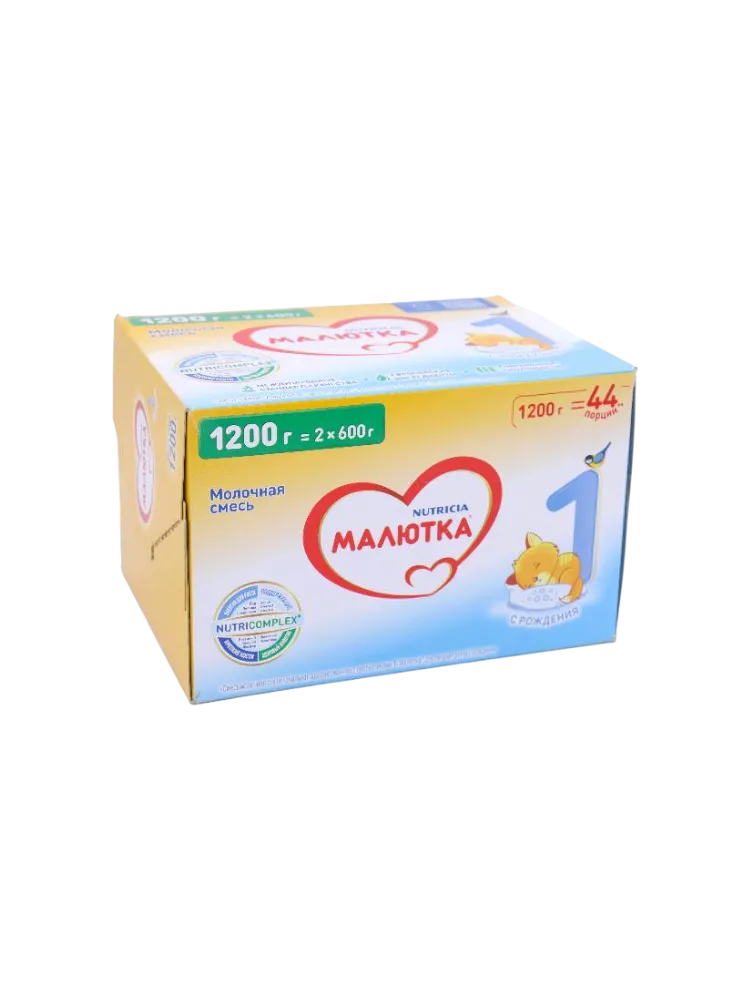 МОЛ СМЕСЬ МАЛЮТКА 1 1200Г ОТ 0 ДО 6 МЕС
