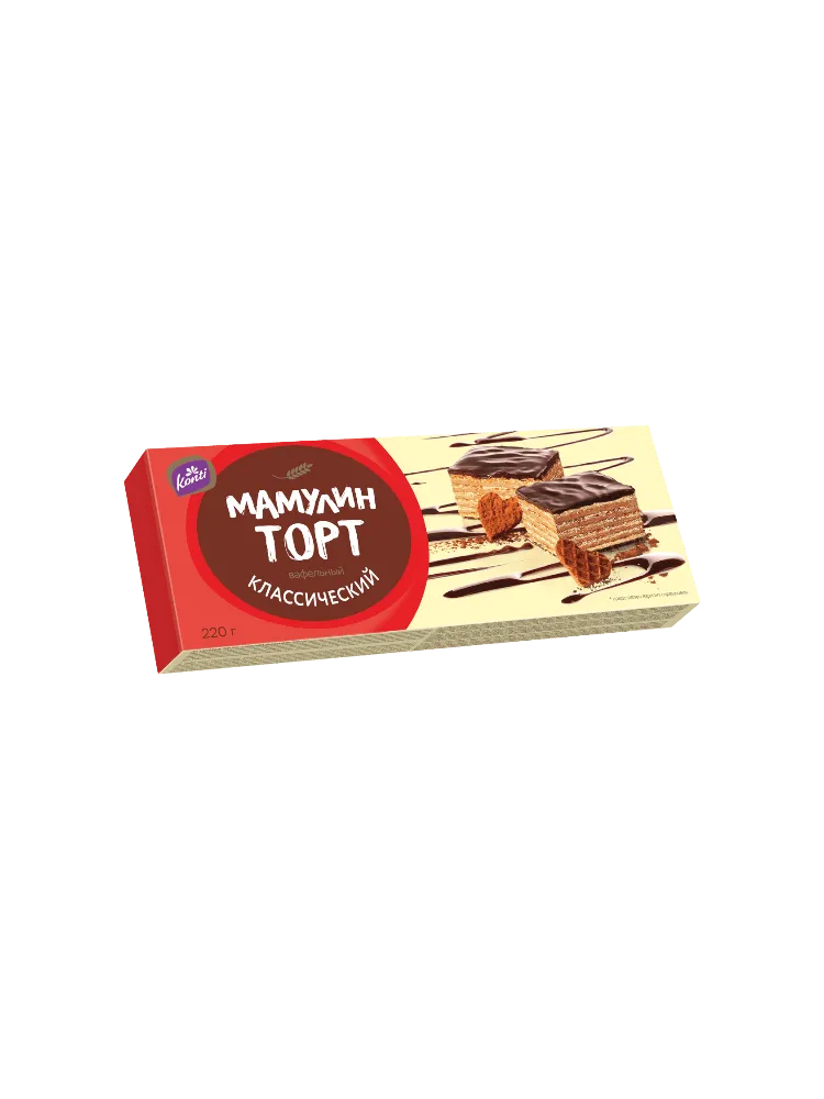 ТОРТ  МАМУЛИН 220Г КЛАССИЧЕСКИЙ