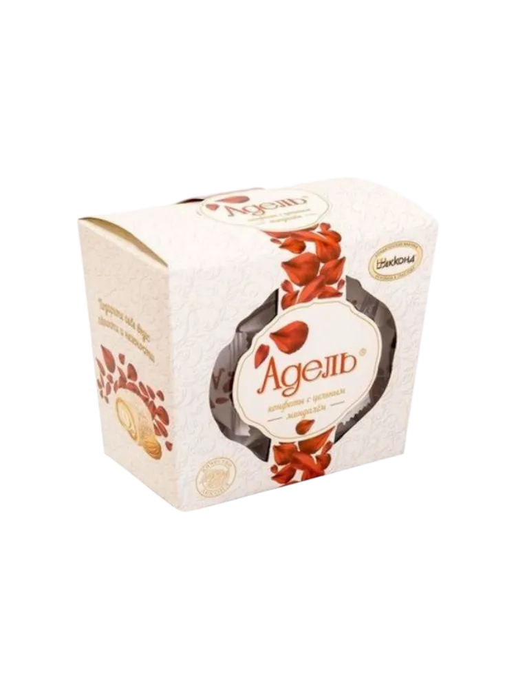 КОНФЕТЫ АДЕЛЬ 80Г ЦЕЛ МИНДАЛЬ