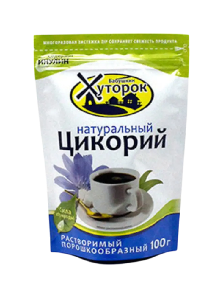 ЦИКОРИЙ ХУТОРОК 100Г НАТУРАЛЬНЫЙ ZIP ПАКЕТ