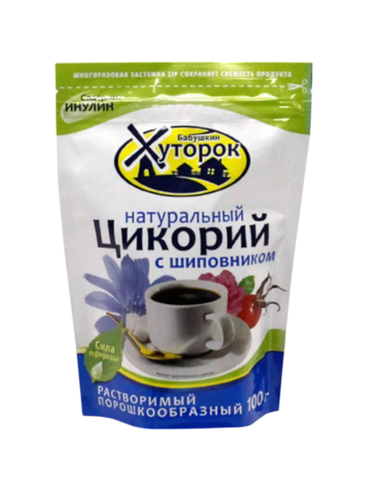 ЦИКОРИЙ ХУТОРОК 100Г ШИПОВНИК ZIP ПАКЕТ