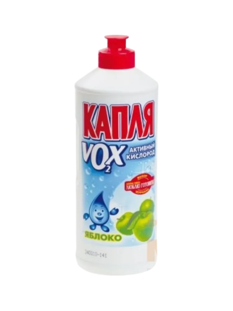 МОЮЩЕЕ СР-ВО КАПЛЯ VOX 500/450Г ЯБЛОКО