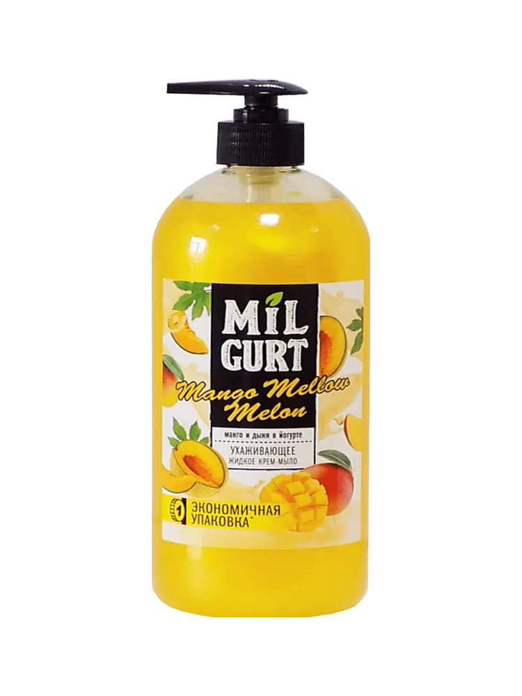 МЫЛО ЖИД MILGURT 860Г МАНГО И ДЫНЯ В ЙОГУРТЕ