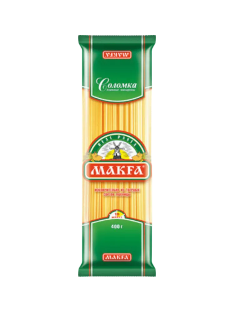 МАКАРОНЫ МАКФА 400Г ДЛИННАЯ СОЛОМКА