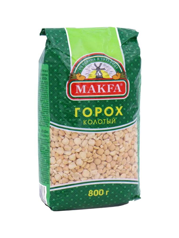 КРУПА МАКФА 800Г ГОРОХ КОЛОТ ШЛИФОВАН