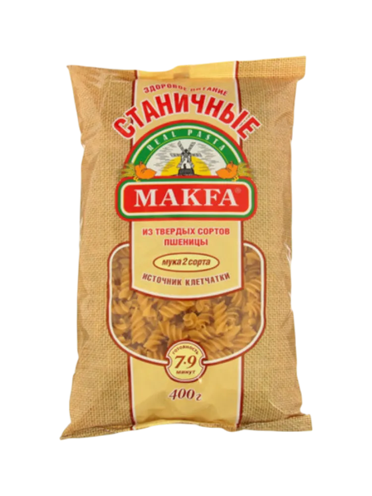 МАКАРОНЫ МАКФА 400Г СПИРАЛИ