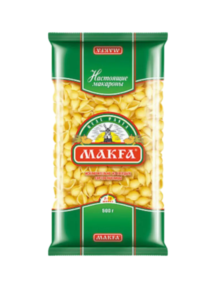 МАКАРОНЫ МАКФА 400Г РАКУШКИ