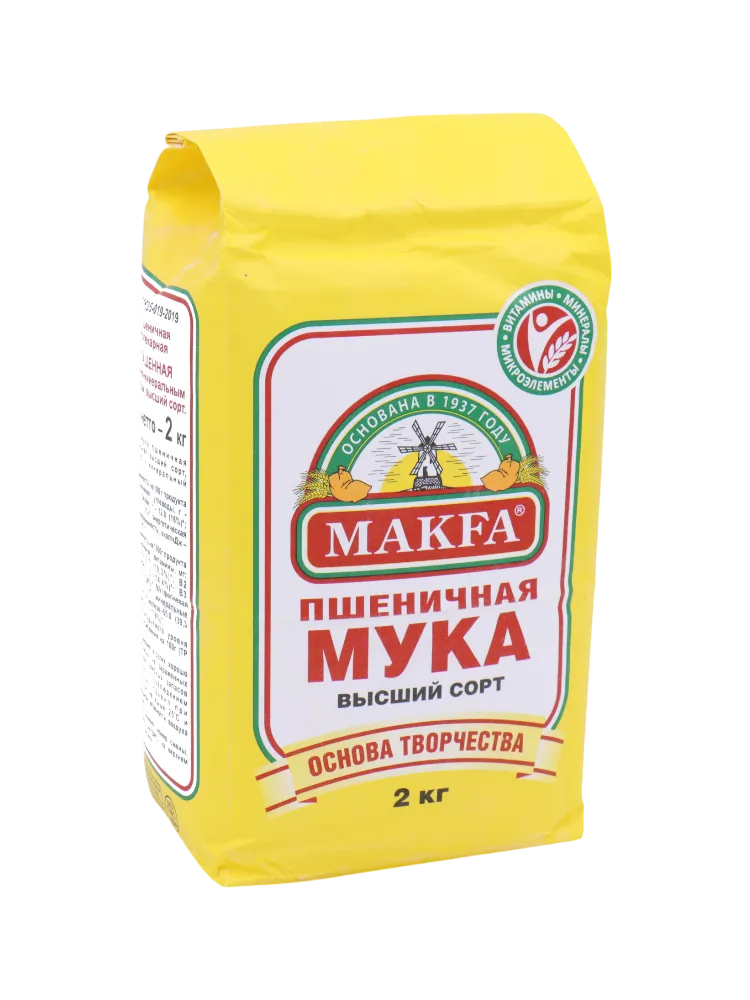 МУКА МАКФА 2КГ В/С ПШЕНИЧНАЯ