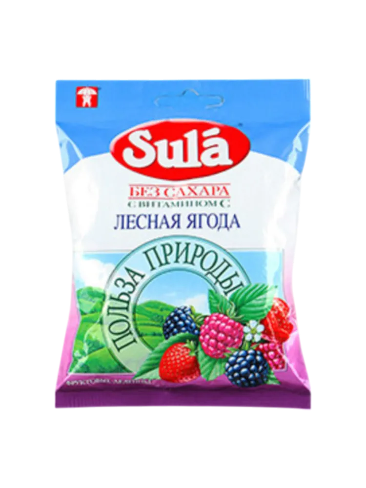 ЛЕДЕНЦЫ SULA 60Г ЛЕСНАЯ ЯГОДА