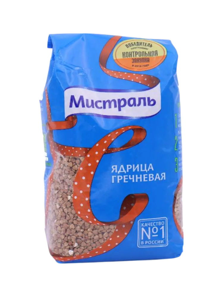 КРУПА МИСТРАЛЬ 900Г ГРЕЧКА ЯДРИЦА