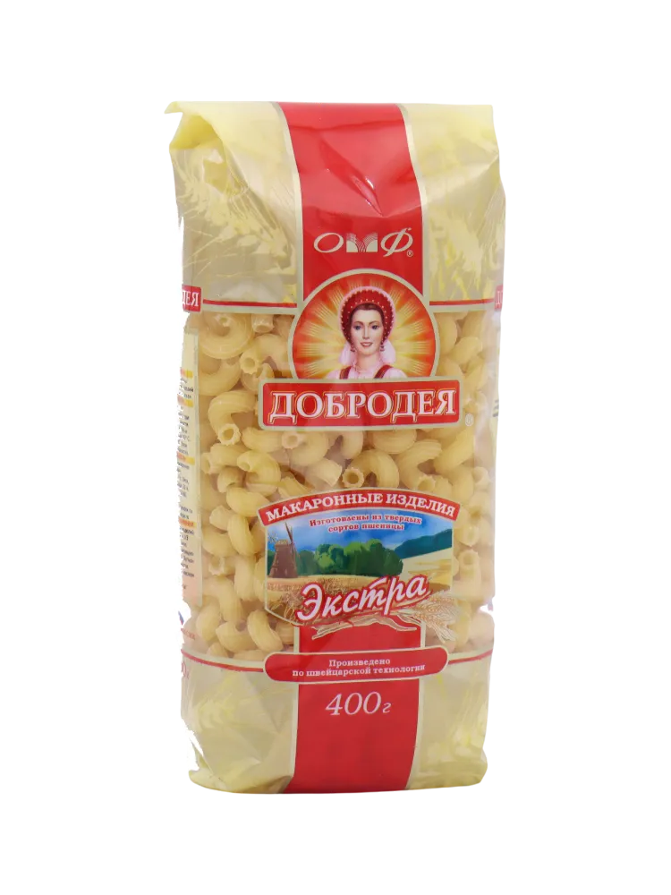 МАКАРОНЫ ДОБРОДЕЯ 400Г ПРУЖИНКА