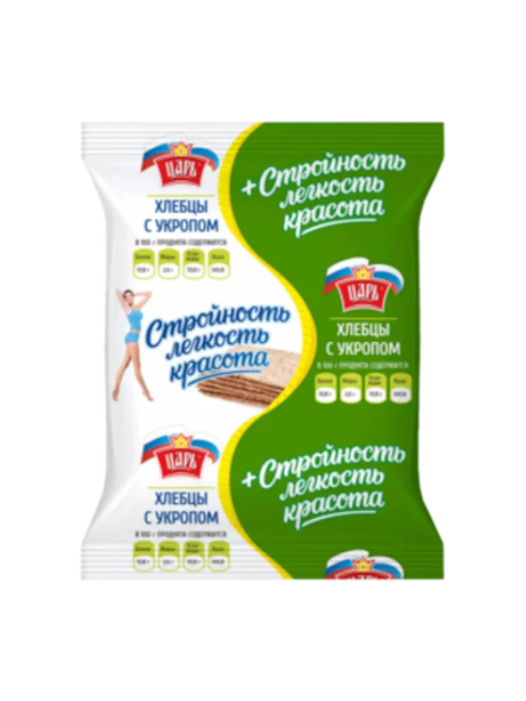 ХЛЕБЦЫ ЦАРЬ 90Г С УКРОПОМ