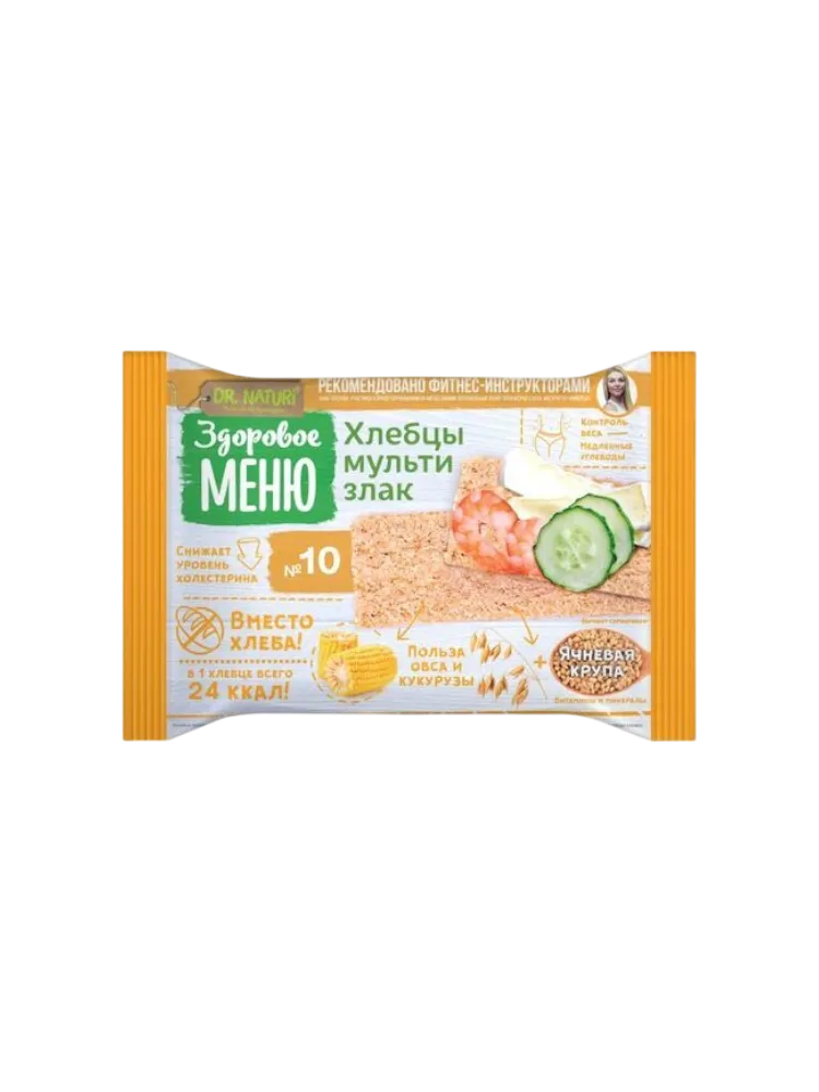 ХЛЕБЦЫ ЗДОРОВОЕ МЕНЮ 90Г МУЛЬТИЗЛАК №10