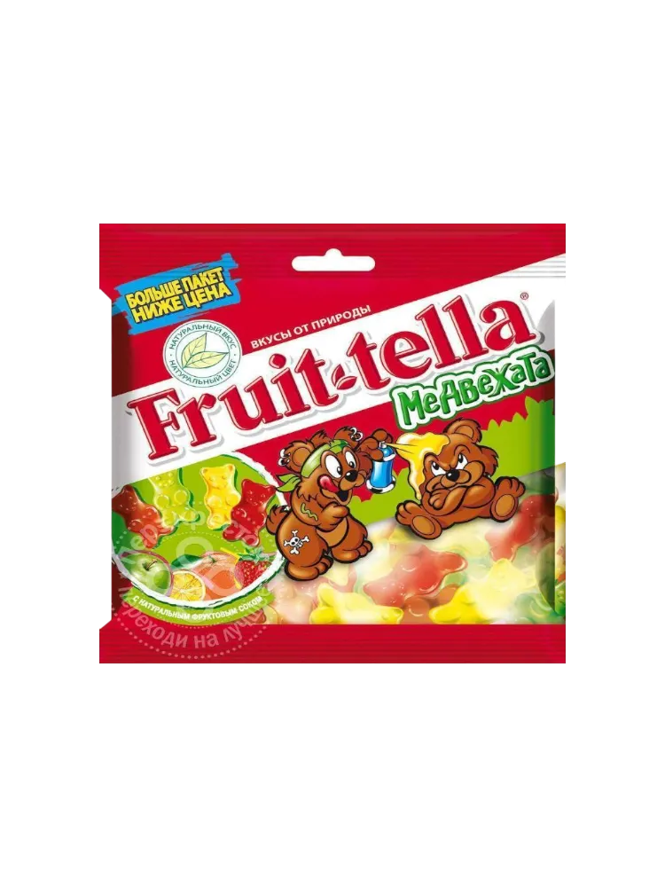 ЖЕВ МАРМЕЛАД FRUITTELLA 150Г МЕДВЕЖАТА 