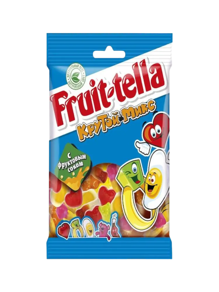 ЖЕВ МАРМЕЛАД FRUITTELLA 70Г КРУТОЙ МИКС 