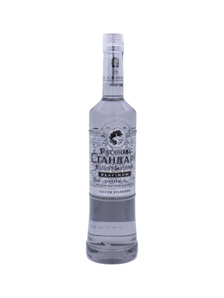 ВОДКА РУССКИЙ СТАНДАРТ PLATINUM 0.7Л - фото 1