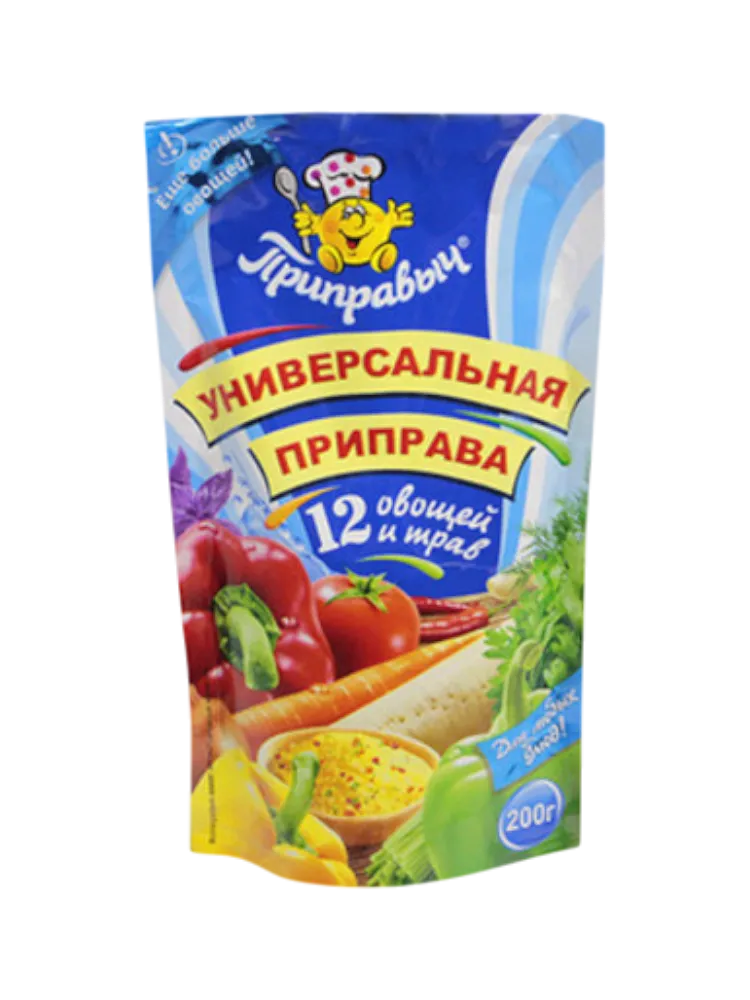 ПРИПРАВА ПРИПРАВЫЧ 200Г УНИВЕРСАЛЬНАЯ 12 ОВОЩЕЙ И ТРАВ