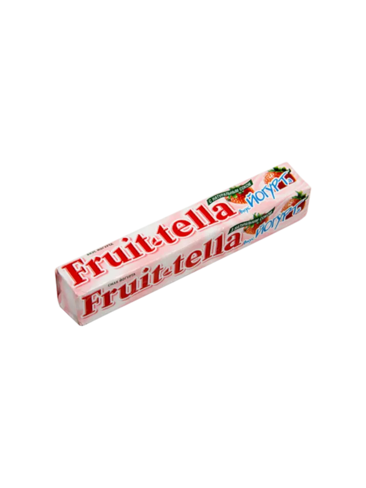 ЖЕВ КОНФЕТА FRUITTELLA 42.5Г ЙОГУРТ КЛУБНИКА 