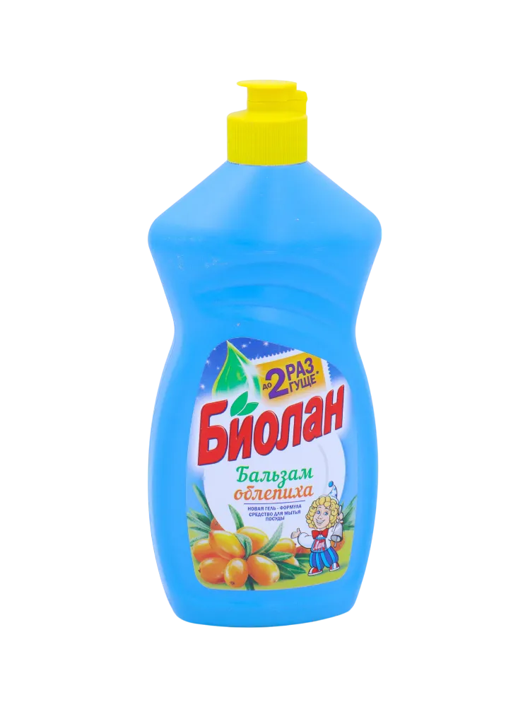 МОЮЩЕЕ СР-ВО БИОЛАН 450Г БАЛЬЗАМ ОБЛЕПИХА Д/ПОСУДЫ