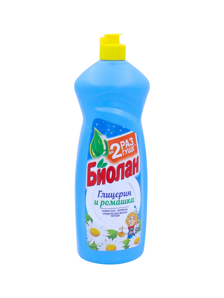 МОЮЩЕЕ СР-ВО БИОЛАН 900Г ГЛИЦЕРИН/РОМАШКА Д/ПОСУДЫ