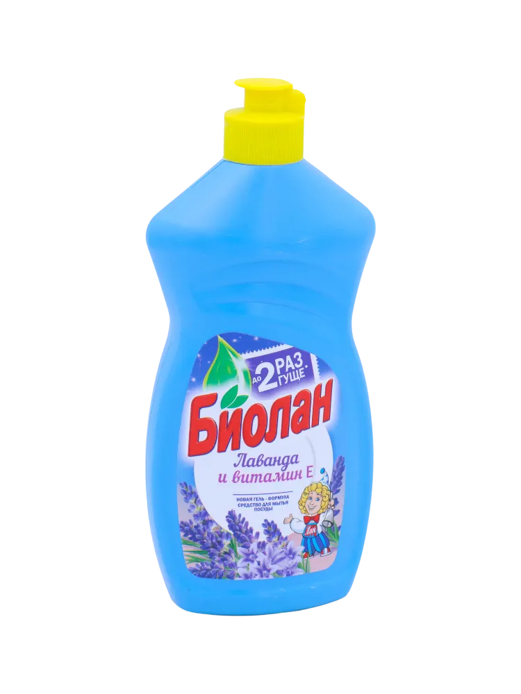 МОЮЩЕЕ СР-ВО БИОЛАН 450Г ЛАВАНДА/ВИТ Е Д/ПОСУДЫ