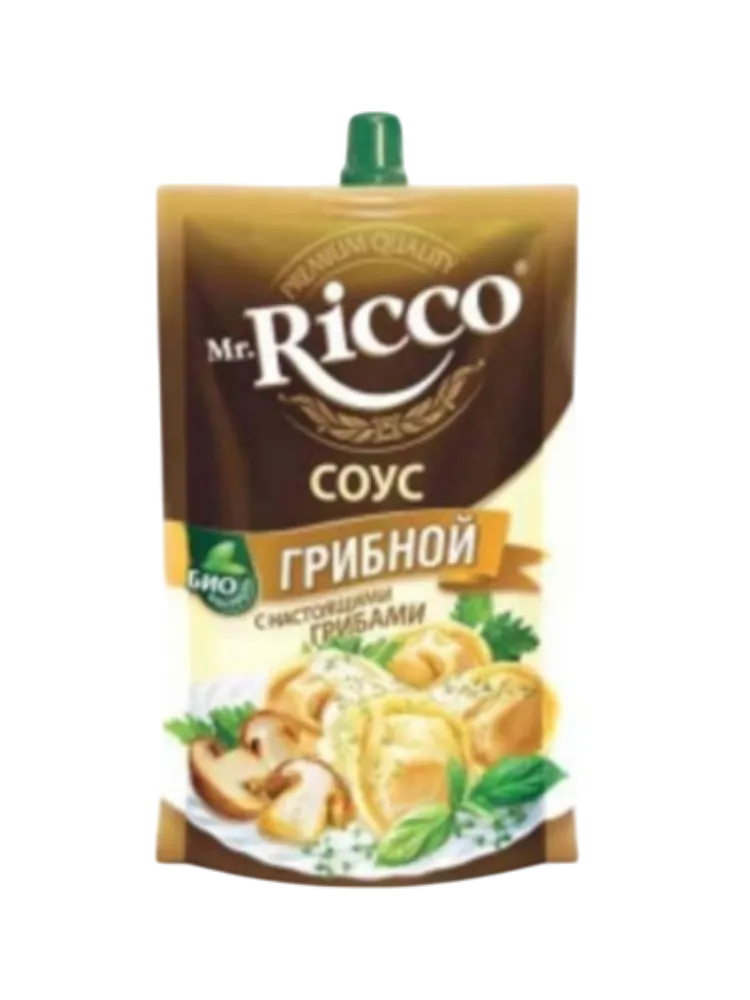 СОУС MR RICCO 210Г ГРИБНОЙ Д/П