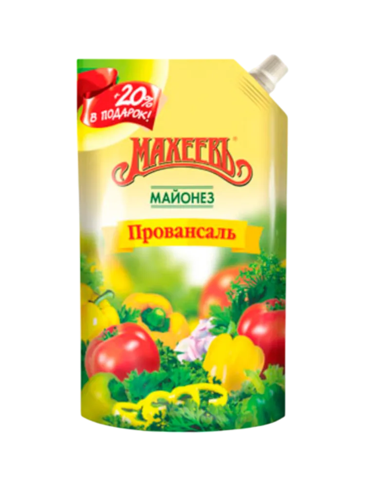 МАЙОНЕЗ МАХЕЕВ 380Г ПРОВАНСАЛЬ Д/П ДОЗ 