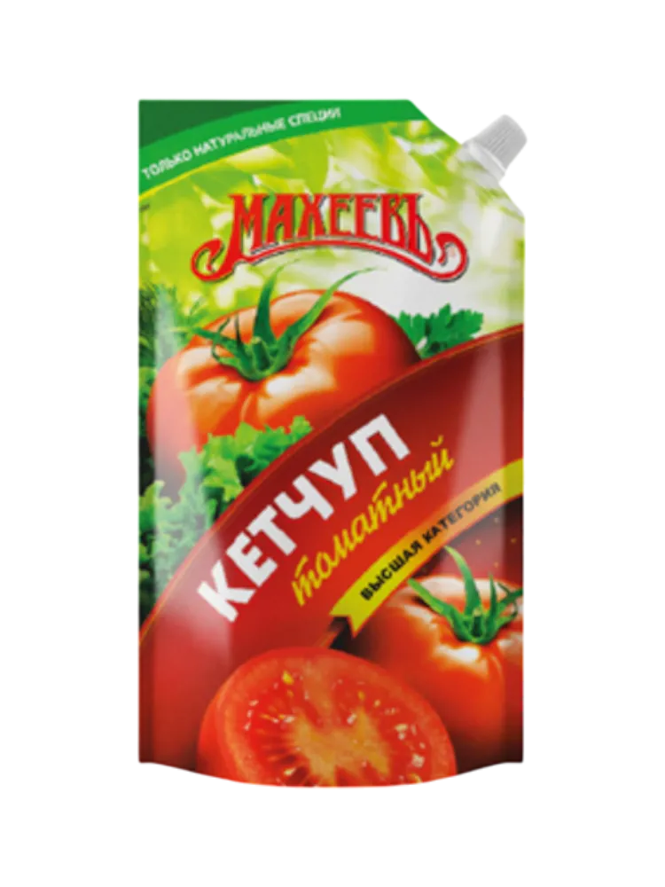 КЕТЧУП МАХЕЕВ 500Г ТОМАТНЫЙ Д/П 