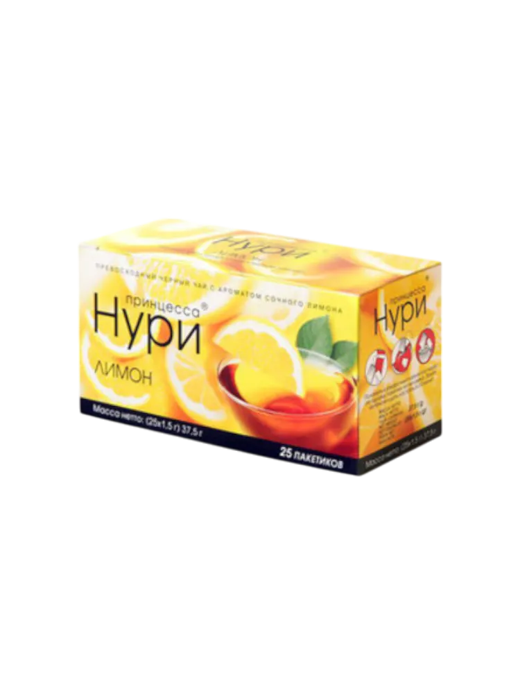 ЧАЙ НУРИ 25ШТ ЛИМОН
