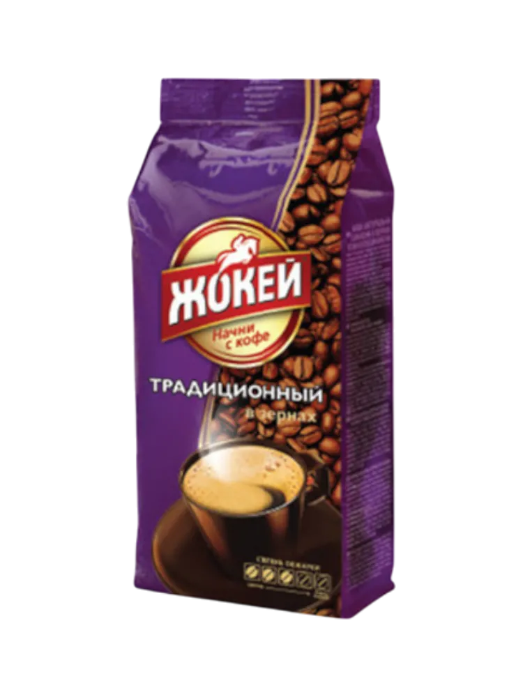 КОФЕ ЖОКЕЙ ТРАДИЦИОННЫЙ 200Г ЗЕРНО М/У