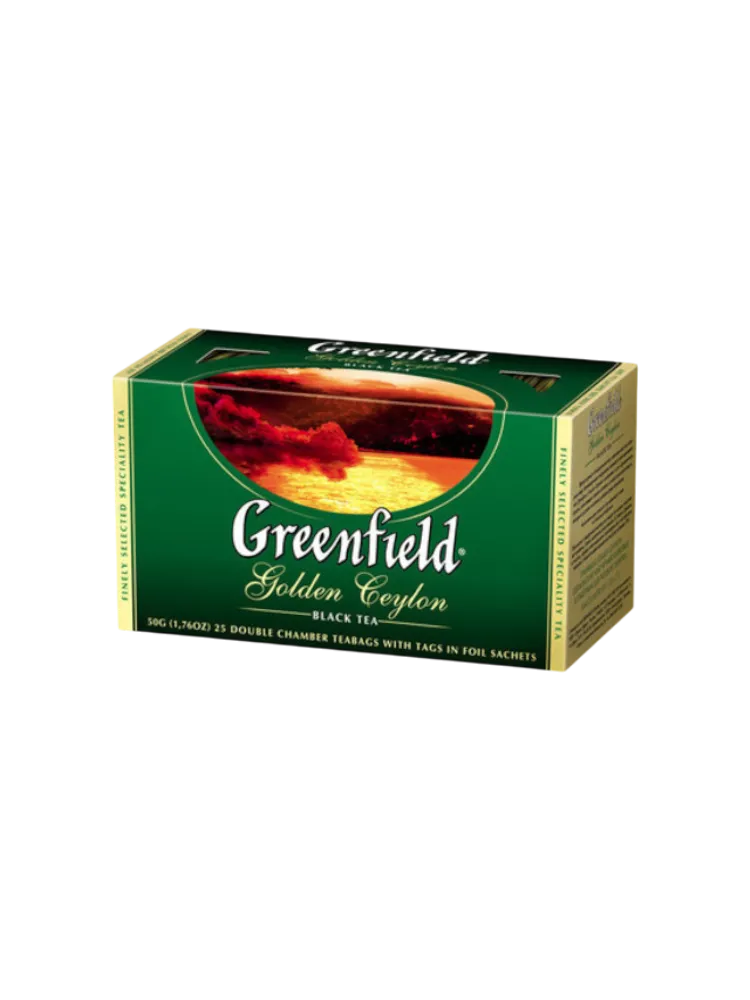 ЧАЙ GREENFIELD 25ШТ GOLDEN CEYLON