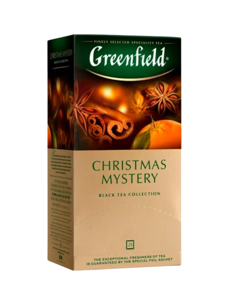 ЧАЙ GREENFIELD 1.5Г*25ШТ CRISTMAS MYSTERY