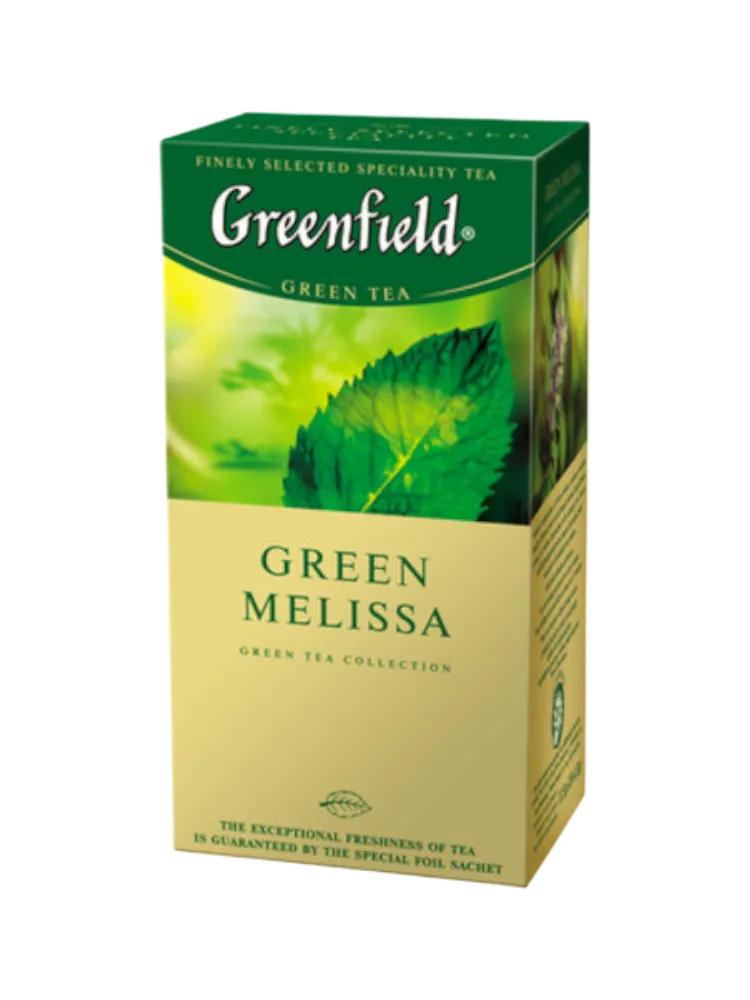 ЧАЙ GREENFIELD 25ШТ GREEN MELISSA