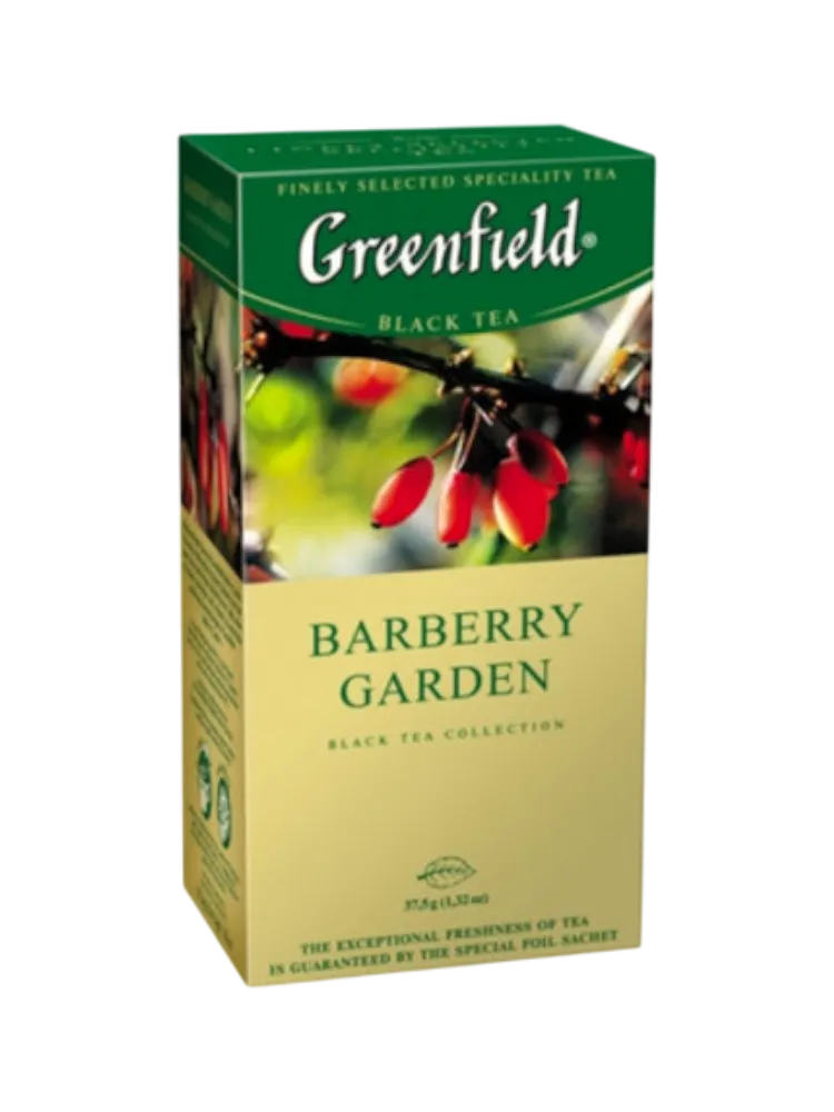 ЧАЙ GREENFIELD 25ШТ BARBERY GARDEN ПАКЕТ