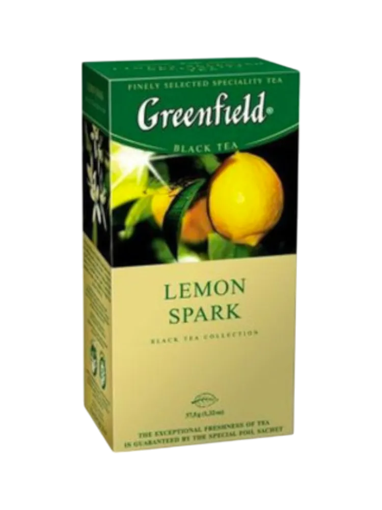 ЧАЙ GREENFIELD 1.5Г*25ШТ LEMON SPARK ПАКЕТ