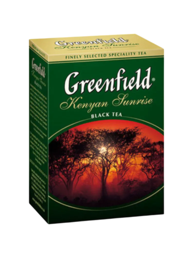 ЧАЙ GREENFIELD 200Г KENYAN SUNRISE BLACK 