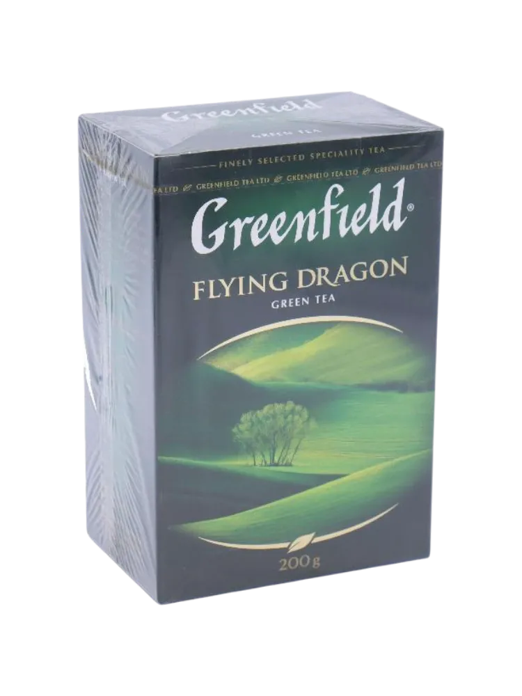 ЧАЙ GREENFIELD 200Г FLYING DRAGON GREEN