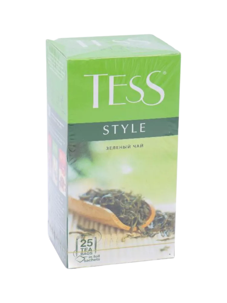ЧАЙ TESS 1.8Г*25ШТ STYLE GREEN